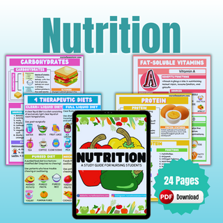 Nutrition Study Guide (DIGITAL-PDF Files ONLY)