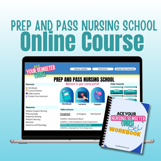 CLASS: PREP AND PASS NURSING SCHOOL PROGRAM (SELF PACED AND PRE-RECORDED)