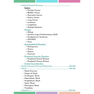 NURSING MEGA BUNDLE (Digital-PDF)