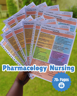 Pharmacology Nursing Study Guide (Digital-PDF)