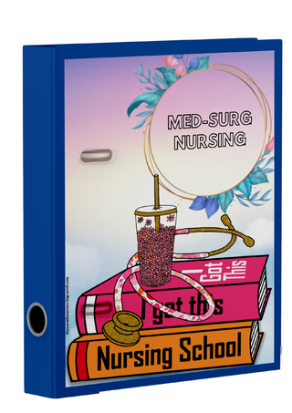 Nursing School Binder Covers (Digital-PDF)