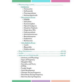 NURSING MEGA BUNDLE-ALL NOTES(Digital-PDF)