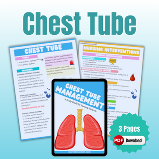 Chest Tube Management (Digital-PDF)