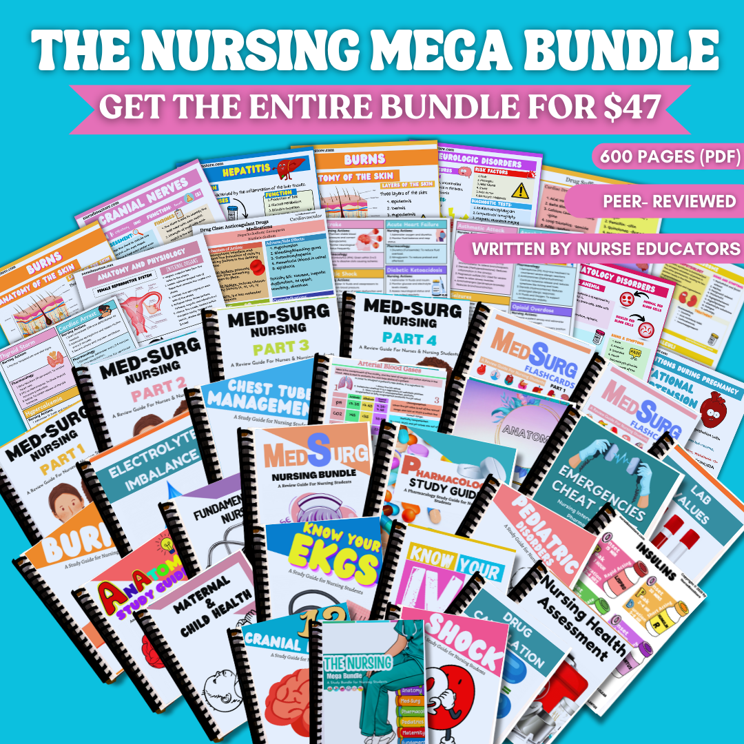 NURSING MEGA BUNDLE (Digital-PDF)