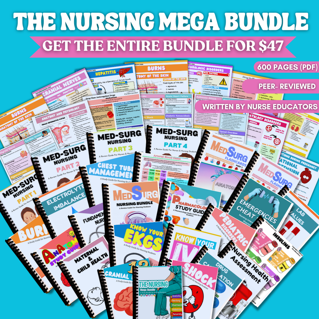 NURSING MEGA BUNDLE (Digital-PDF)