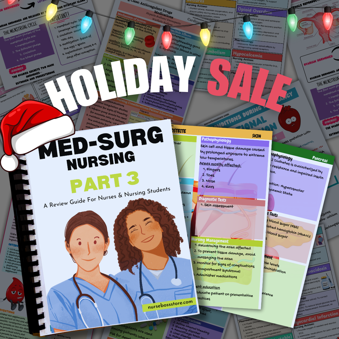 Med-Surg PART 3 Study Guide (Digital-PDF Files)