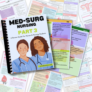 Med-Surg PART 3 Study Guide (Digital-PDF Files)