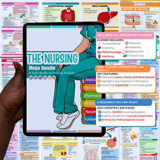 Mega Nursing Bundle (Digital-PDF Files ONLY)