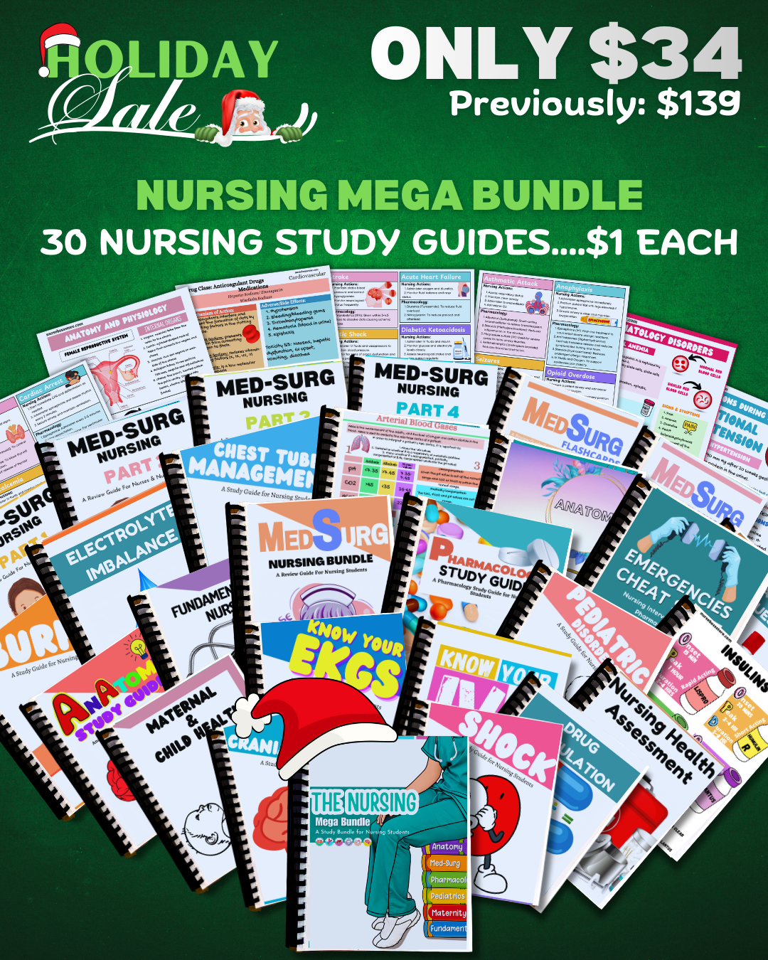 NURSING MEGA BUNDLE (Digital-PDF)