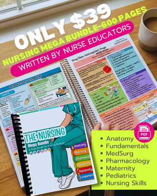 NURSING MEGA BUNDLE (Digital-PDF)