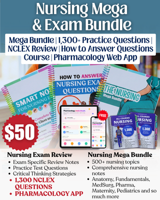 Nursing Mega & Exam Bundle (Digital-PDF)