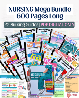 NURSING MEGA BUNDLE (Digital-PDF)