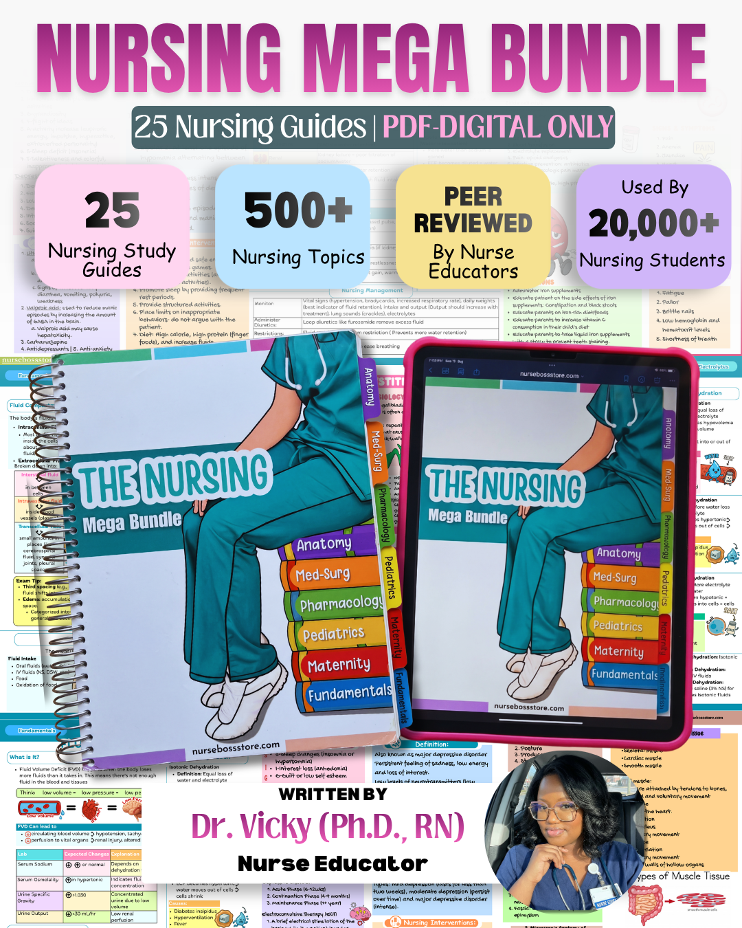 NURSING MEGA BUNDLE (Digital-PDF)