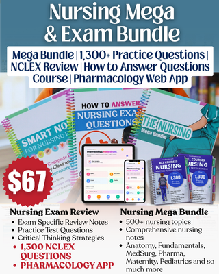 Nursing Mega & Exam Bundle (Digital-PDF)