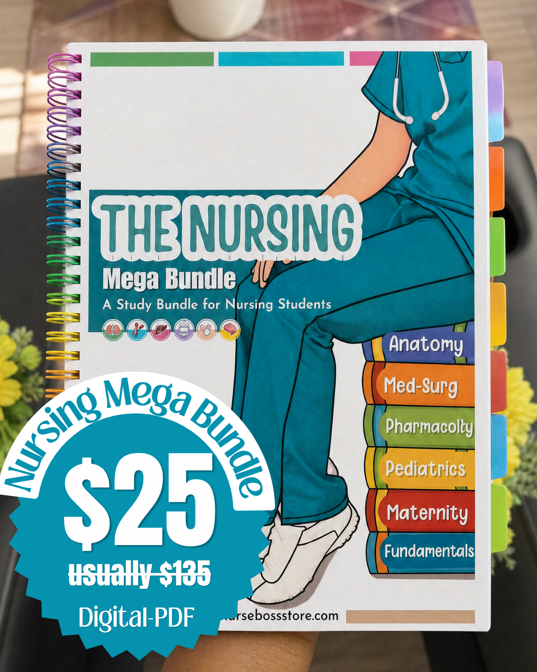 NURSING MEGA BUNDLE (Digital-PDF)