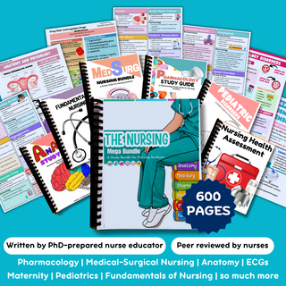 Mega Nursing Bundle-All Study Guides (Digital-PDF Files ONLY)