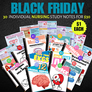 Mega Nursing Bundle-All Study Guides (Digital-PDF Files ONLY)