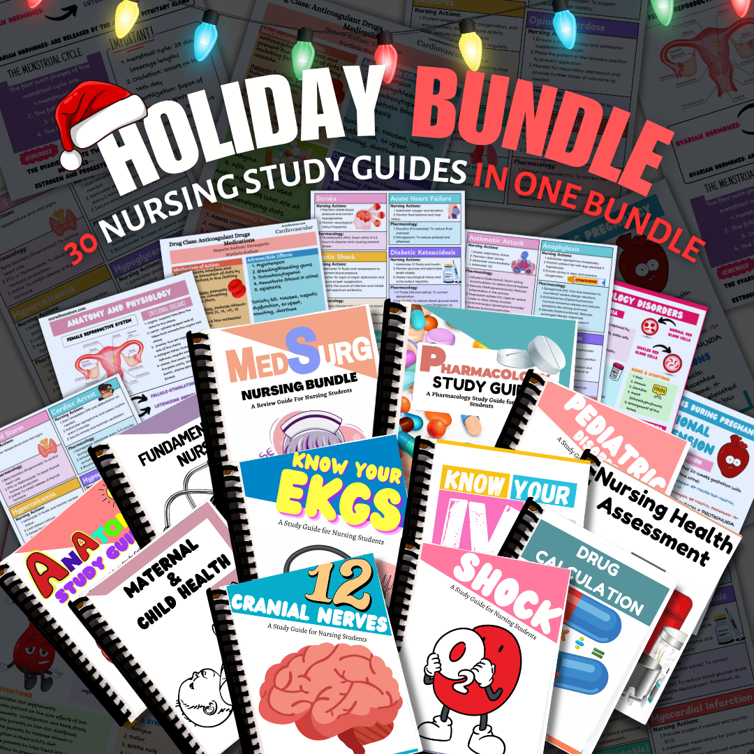 NURSING MEGA BUNDLE-ALL NOTES(Digital-PDF)