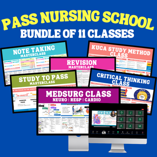 Prep and Pass Nursing: Bundle of 11 Classes