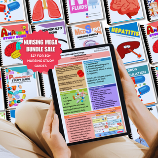 Mega Nursing Bundle-All Study Guides (Digital-PDF Files ONLY)