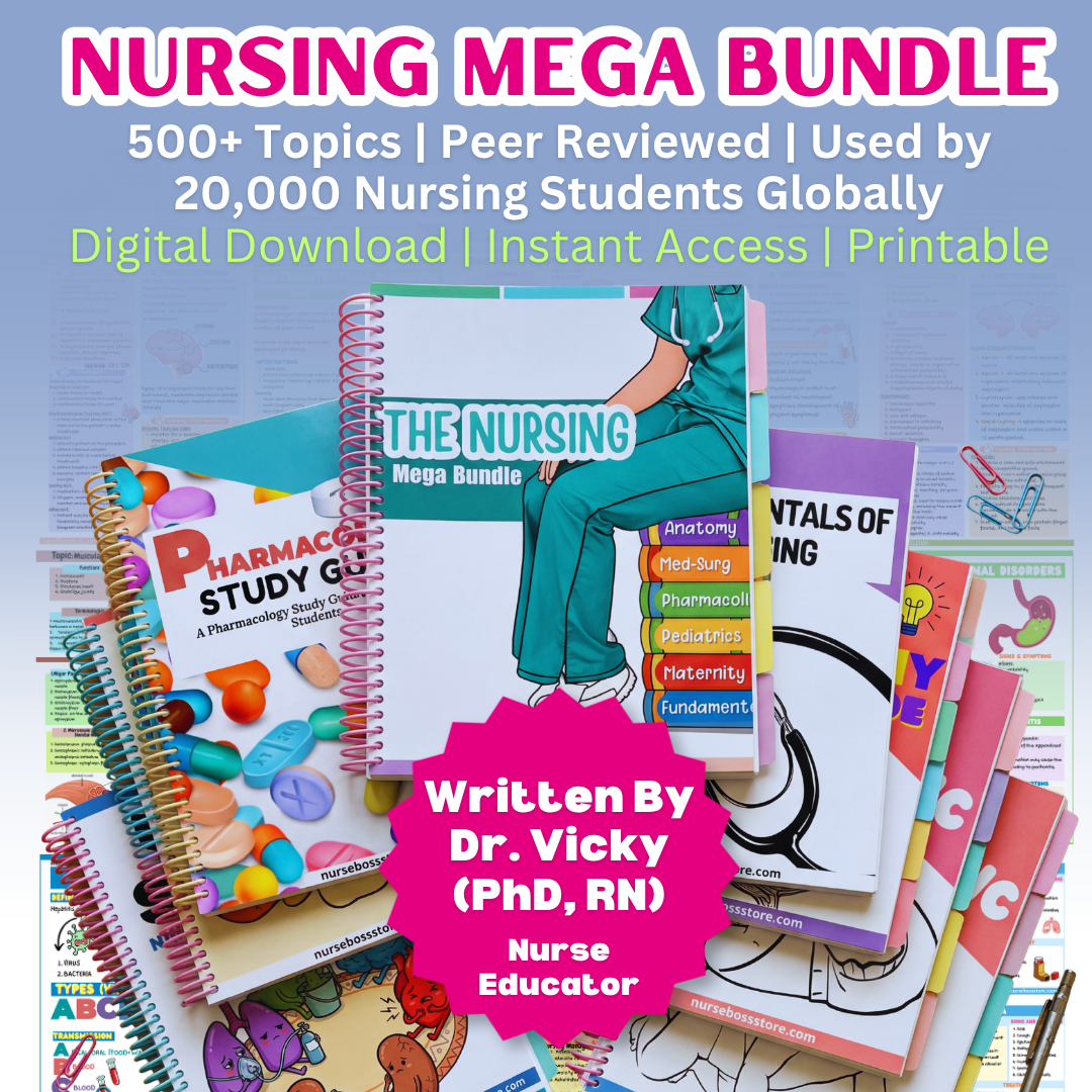 NURSING MEGA BUNDLE (Digital-PDF)