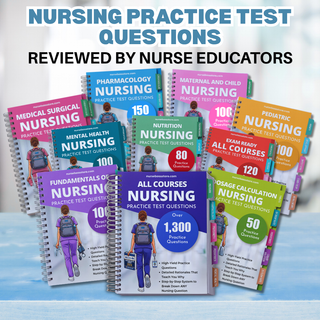Peer Reviewed Nursing Exam Questions + Video Lessons:  (Digital PDF)