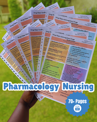 Pharmacology Study Guide (Digital-PDF)