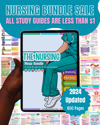 NURSING MEGA BUNDLE-ALL NOTES(Digital-PDF)