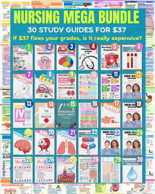 NURSING MEGA BUNDLE (Digital-PDF)