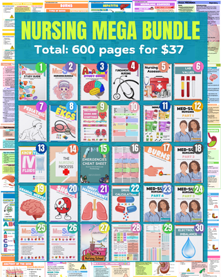 NURSING MEGA BUNDLE (Digital-PDF)