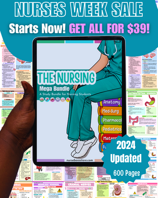 Mega Nursing Bundle (Digital-PDF Files ONLY)